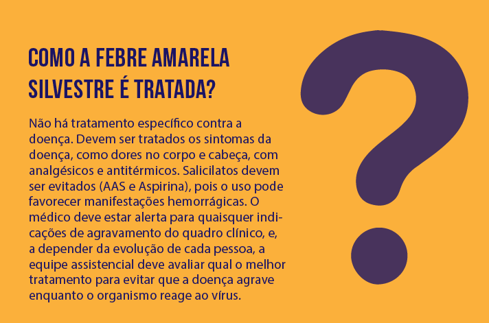 Confira como a febre amarela é tratada