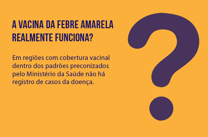 Confira a eficácia da vacina da febre amarela