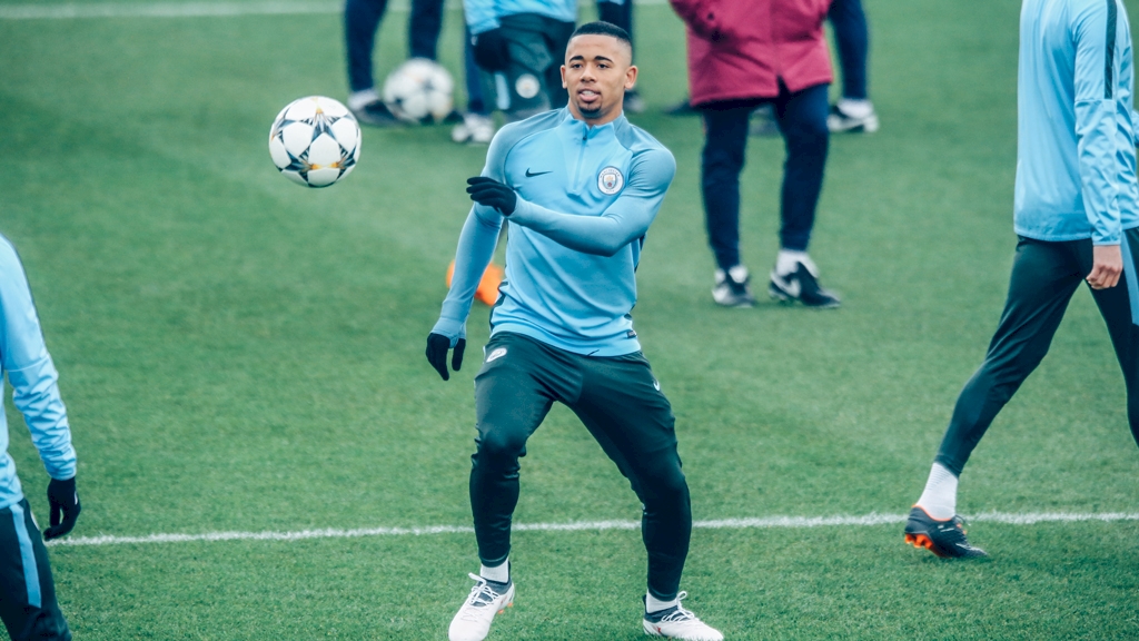 Gabriel Jesus deve ser relacionado entre os onze titulares contra o Basel / Créditos: Reprodução Manchester City Gabriel Jesus deve ser relacionado entre os onze titulares contra o Basel