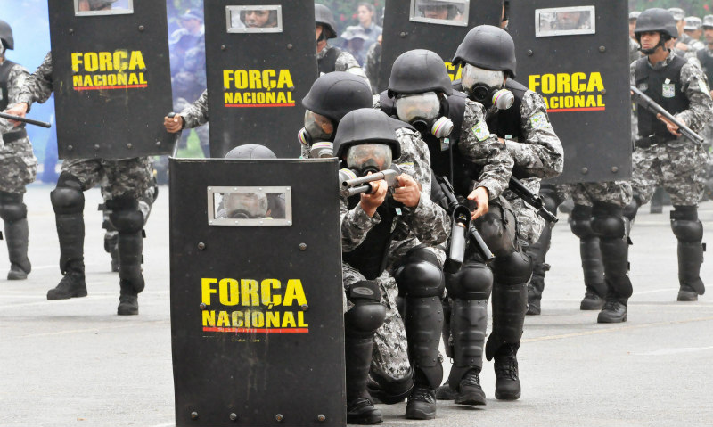 Agentes de segurança de Minas Gerais passam a integrar a Força Nacional. Foto: Agência Ministério da Justiça.