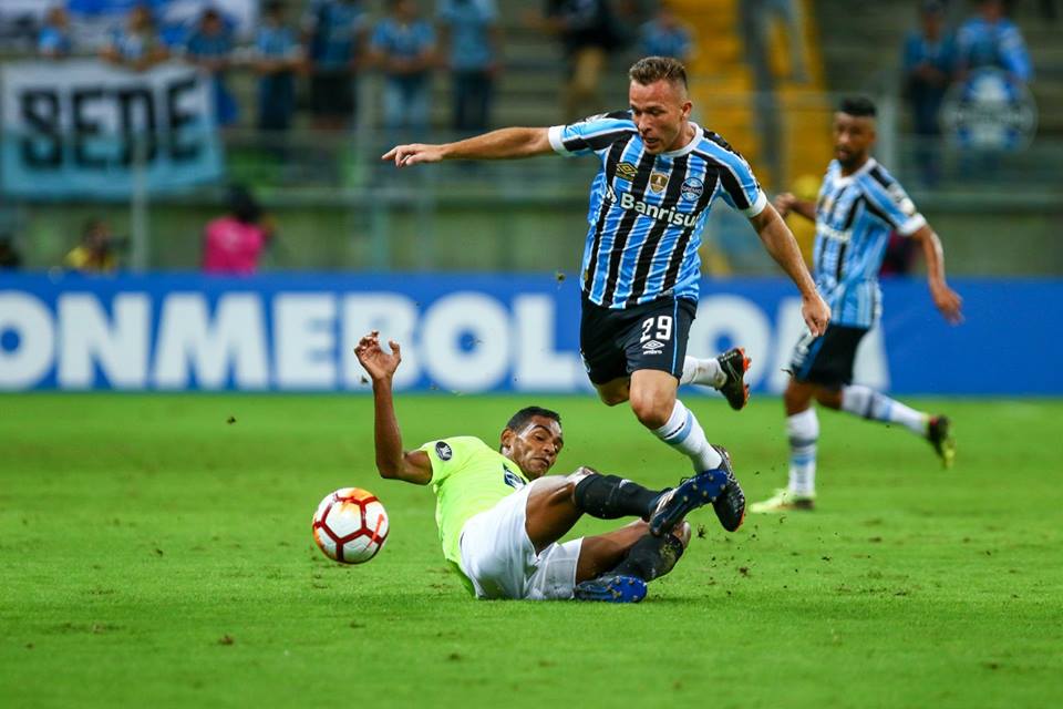 Grêmio derrotou o Monagas por 4 a 0