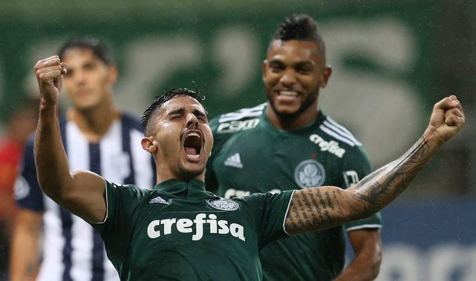 Com a vitória, o Verdão é líder isolado do grupo 8 com 100% de aproveitamento / Créditos: Cesar Greco Com a vitória, o Verdão é líder isolado do grupo 8 com 100% de aproveitamento