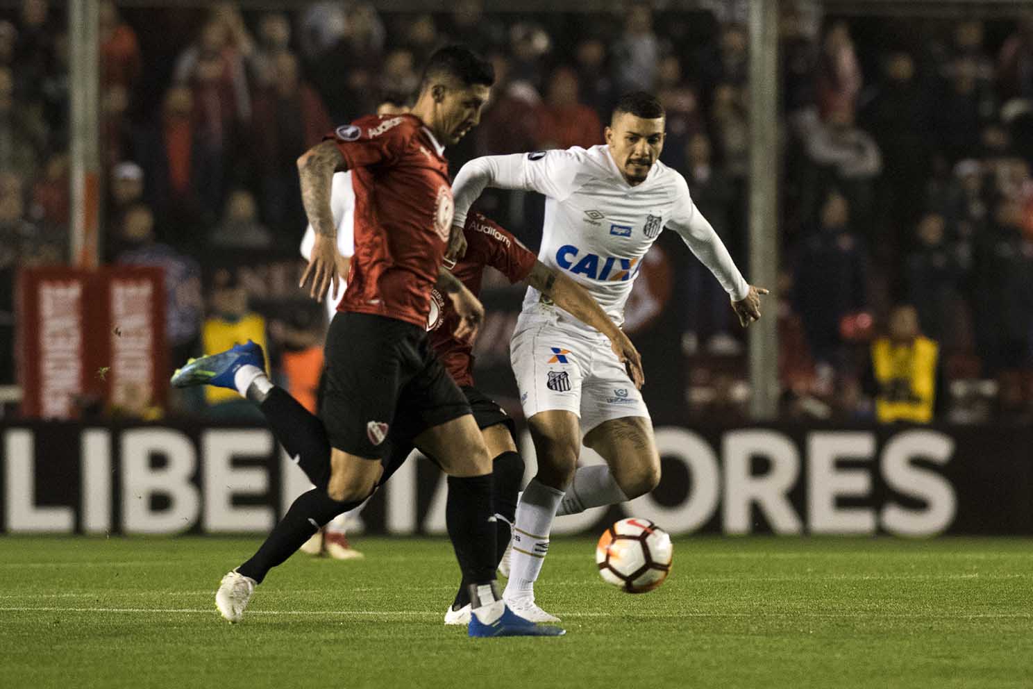 Santos empatou a partida, fora de casa, contra o Independiente / Créditos: Ivan Storto Santos empatou a partida, fora de casa, contra o Independiente