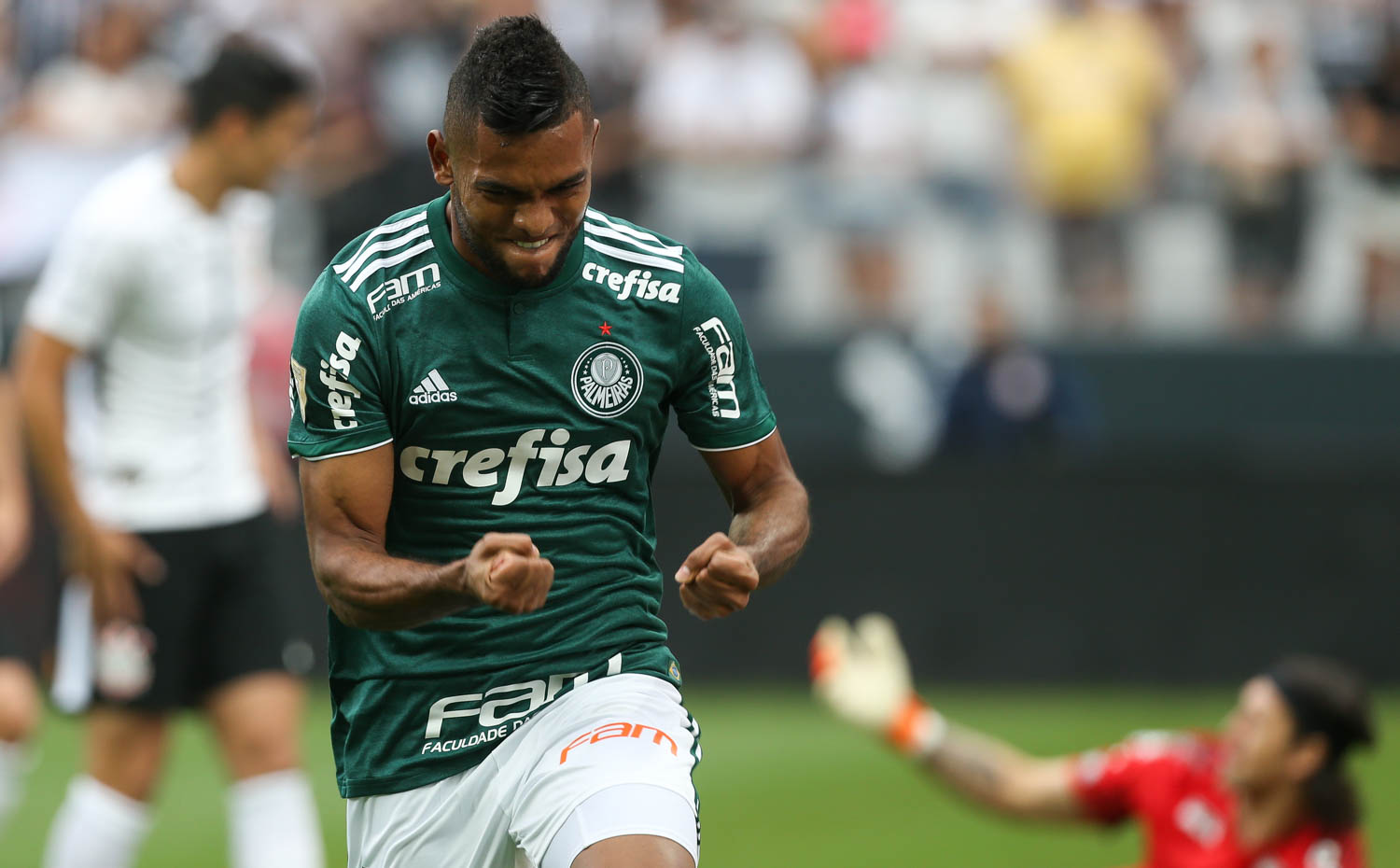 Borja marcou e garantiu a vitória do Verdão no Dérbi