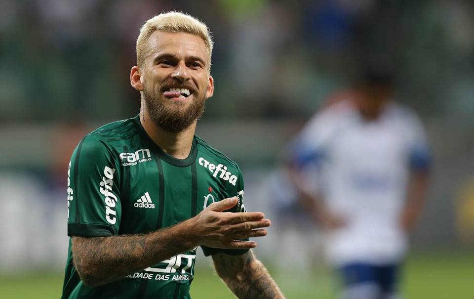 Lucas Lima marca seu primeiro gol na estrei pelo Palmeiras