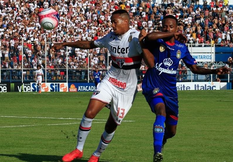 Tricolor perdeu a primeira partida por um a zero para o São Caetano