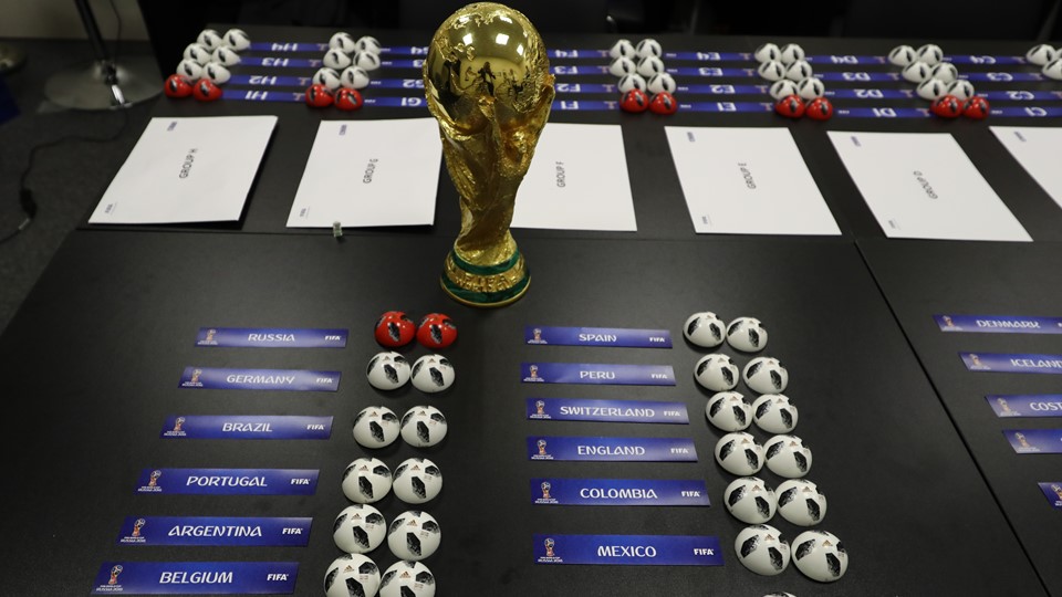 Sorteio definiu o caminho do Brasil na Copa do Mundo de 2018 / Crédito: FIFA Sorteio definiu o caminho do Brasil na Copa do Mundo de 2018