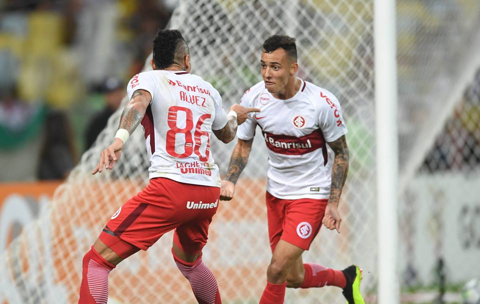 No Maracanã, Inter marcou três no primeiro tempo e garantiu a vitória / Créditos: Ricardo Duarte No Maracanã, Inter marcou três no primeiro tempo e garantiu a vitória