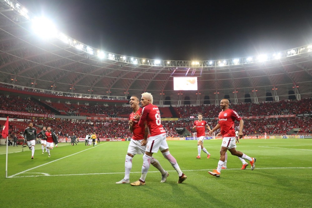 Internacional venceu o Flamengo e assumiu a liderança do Brasileirão / Créditos/ Ricardo Duarte Internacional venceu o Flamengo e assumiu a liderança do Brasileirão