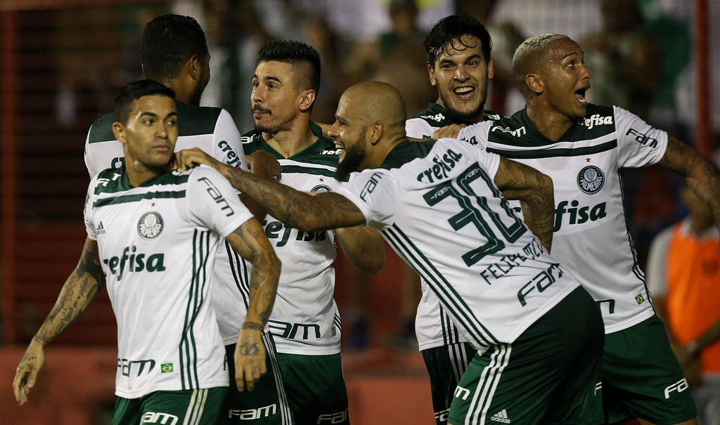 Com a vitória diante do Sport, Palmeiras assumiu segundo lugar / Créditos: Reprodução Palmeiras Com a vitória diante do Sport, Palmeiras assumiu segundo lugar