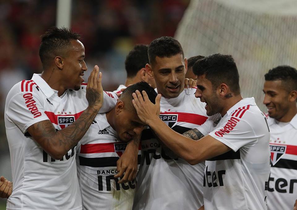 Éverton marcou o gol da vitória do São Paulo diante do Flamengo / Créditos: Rubens Chiri Éverton marcou o gol da vitória do São Paulo diante do Flamengo