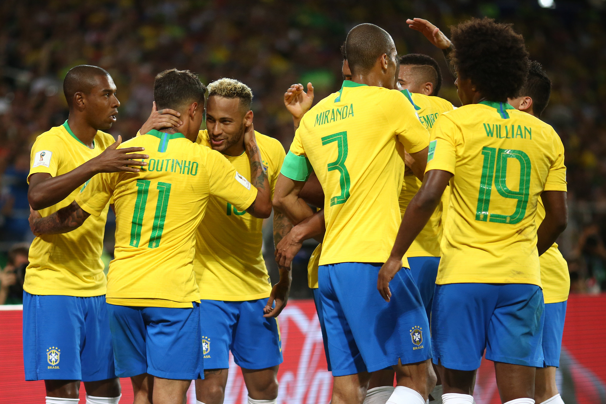 Brasil venceu sem sustos e encara México nas oitavas de final