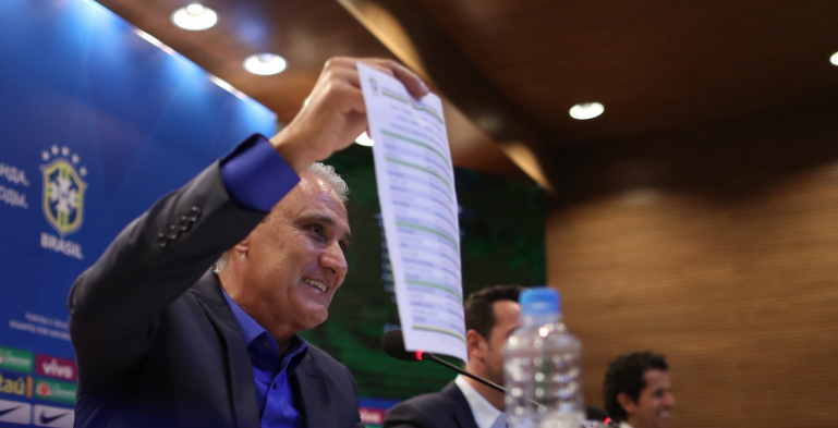 Tite divulgou a lista dos convocados na manhã desta sexta-feira (17)