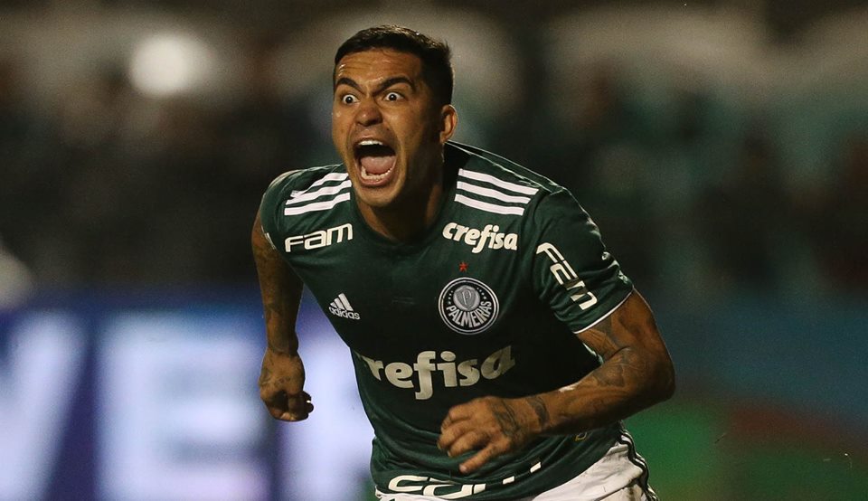 Dudu marcou e garantiu a vitória e classificação do Palmeiras