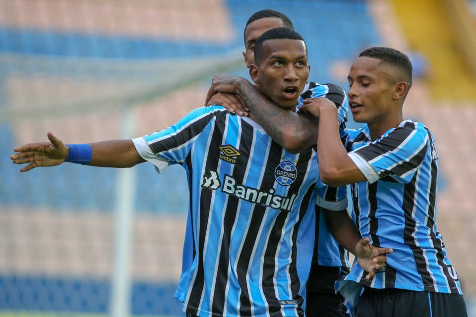 Grêmio goleou por sete a zero na estreia / Créditos: Reprodução Grêmio Grêmio goleou por sete a zero na estreia