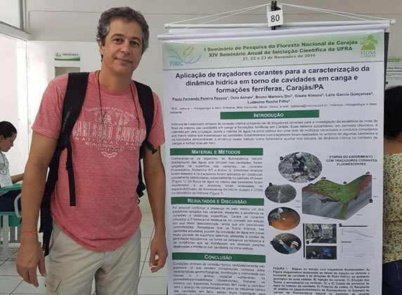 Paulo Fernando Pereira - geólogo - Foto: Hidrovia Hidrogeologia - 8° Fórum Mundial da Água