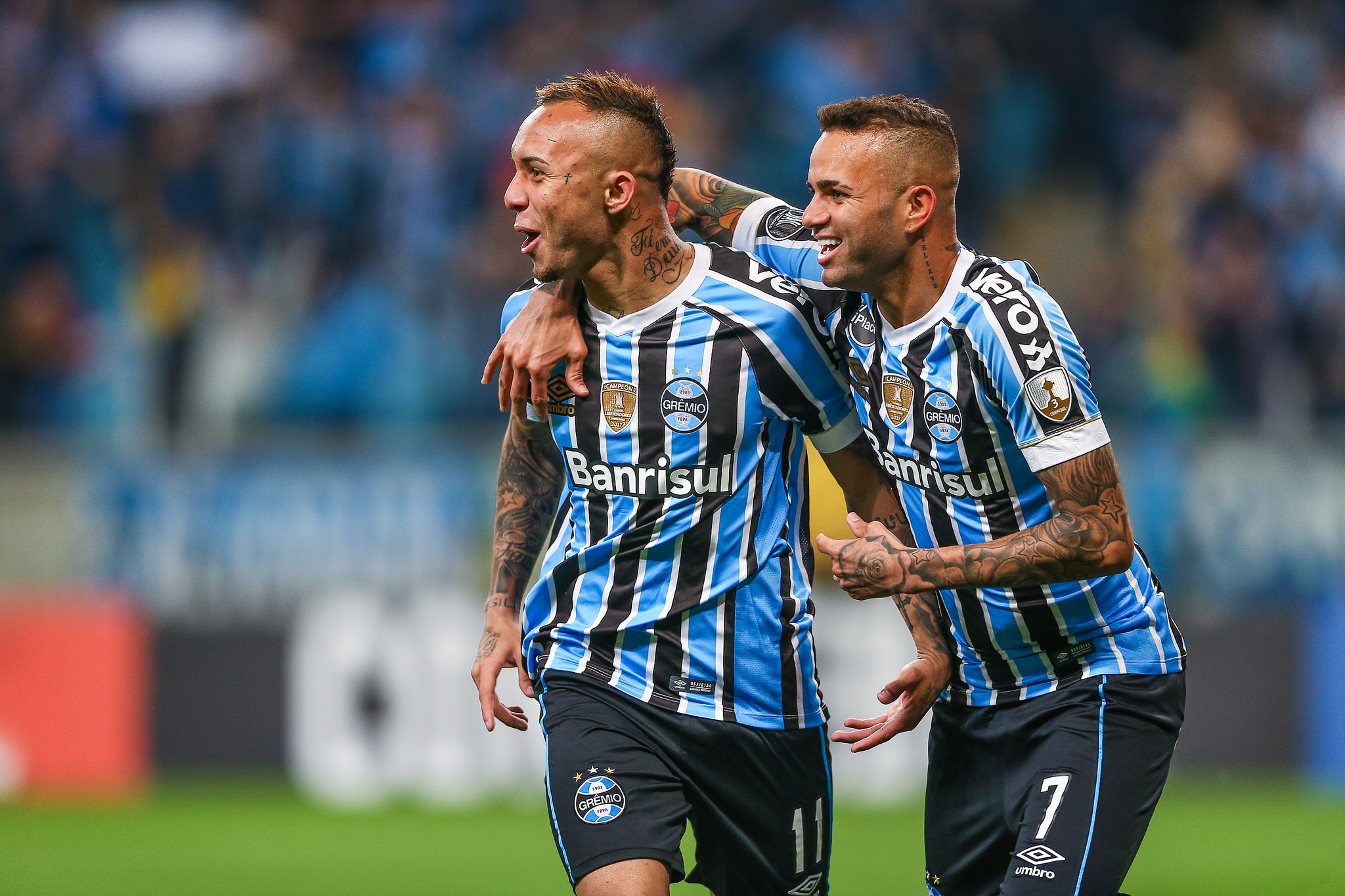 Grêmio eliminou o Estudiantes e está nas quartas da Libertadores / Créditos: LUCAS UEBEL-GREMIO FBPA Grêmio eliminou o Estudiantes e está nas quartas da Libertadores