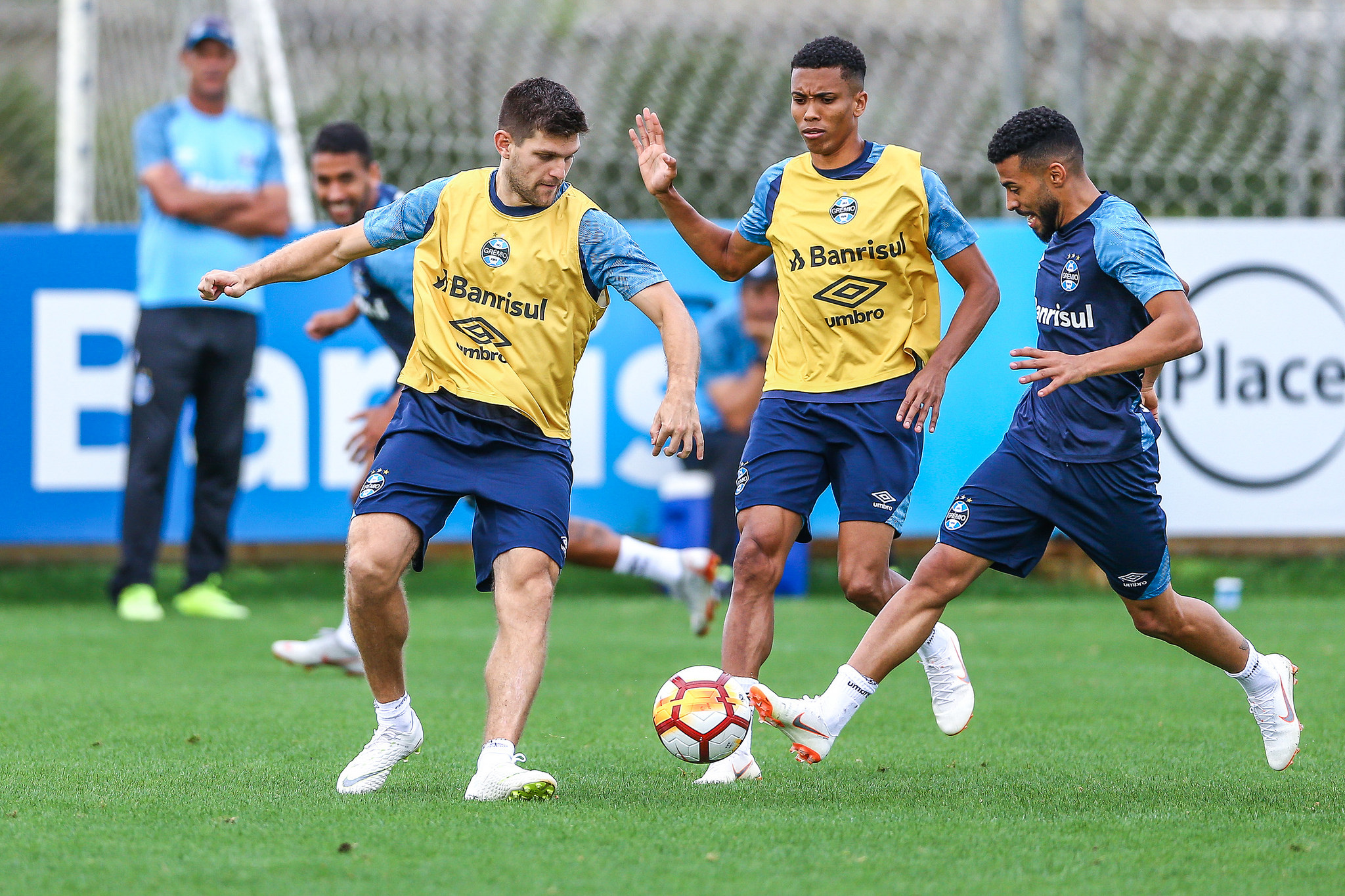 Grêmio se prepara para o jogo de volta contras o Altlético Tucumán pela Libertadores / Créditos: Lucas Uebel Grêmio se prepara para o jogo de volta contras o Altlético Tucumán pela Libertadores