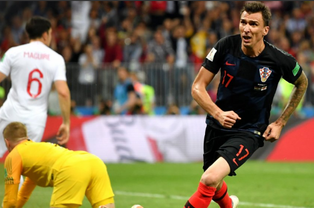 Mandzukic marcou o gol que garantiu os croatas na final