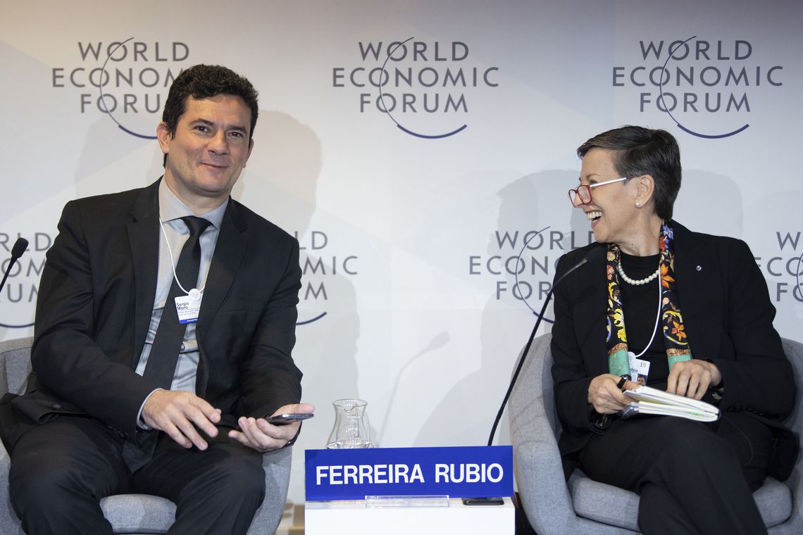 Moro participou de um debate em Davos, na Suíça
