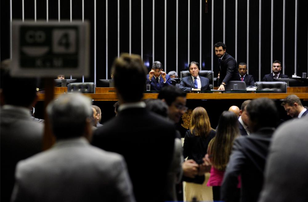 Plenário do Congresso no dia da decisão sobre o refinanciamento das micro e pequenas empresas