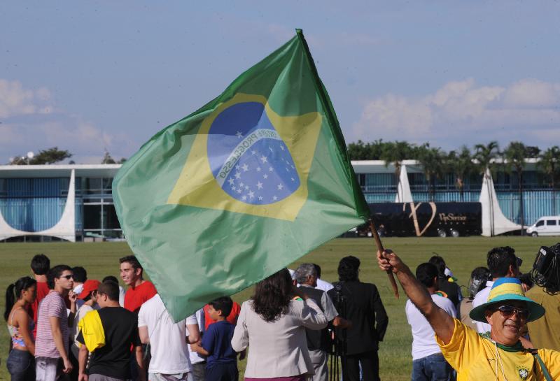 Delegação brasileira não irá desembarcar em Brasília após a Copa / Foto: Fabio Rodrigues Pozzebom - ABr Delegação brasileira não irá desembarcar em Brasília após a Copa