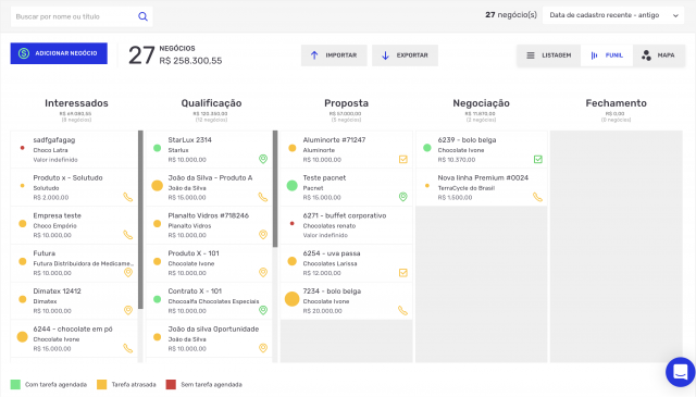CRM simples