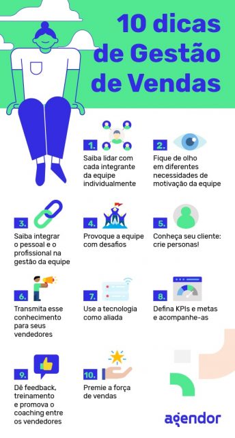 10 dicas de gestão de vendas