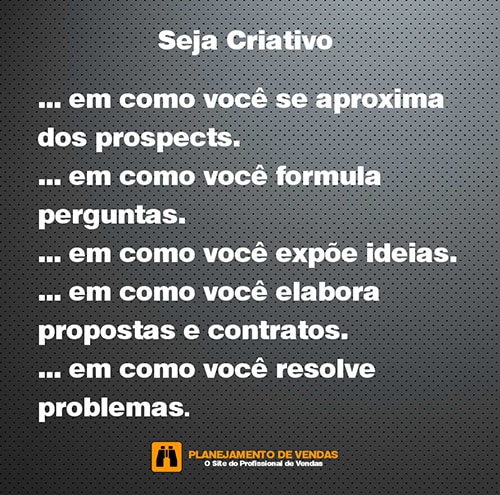 Criatividade em vendas