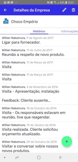 app cadastro de clientes