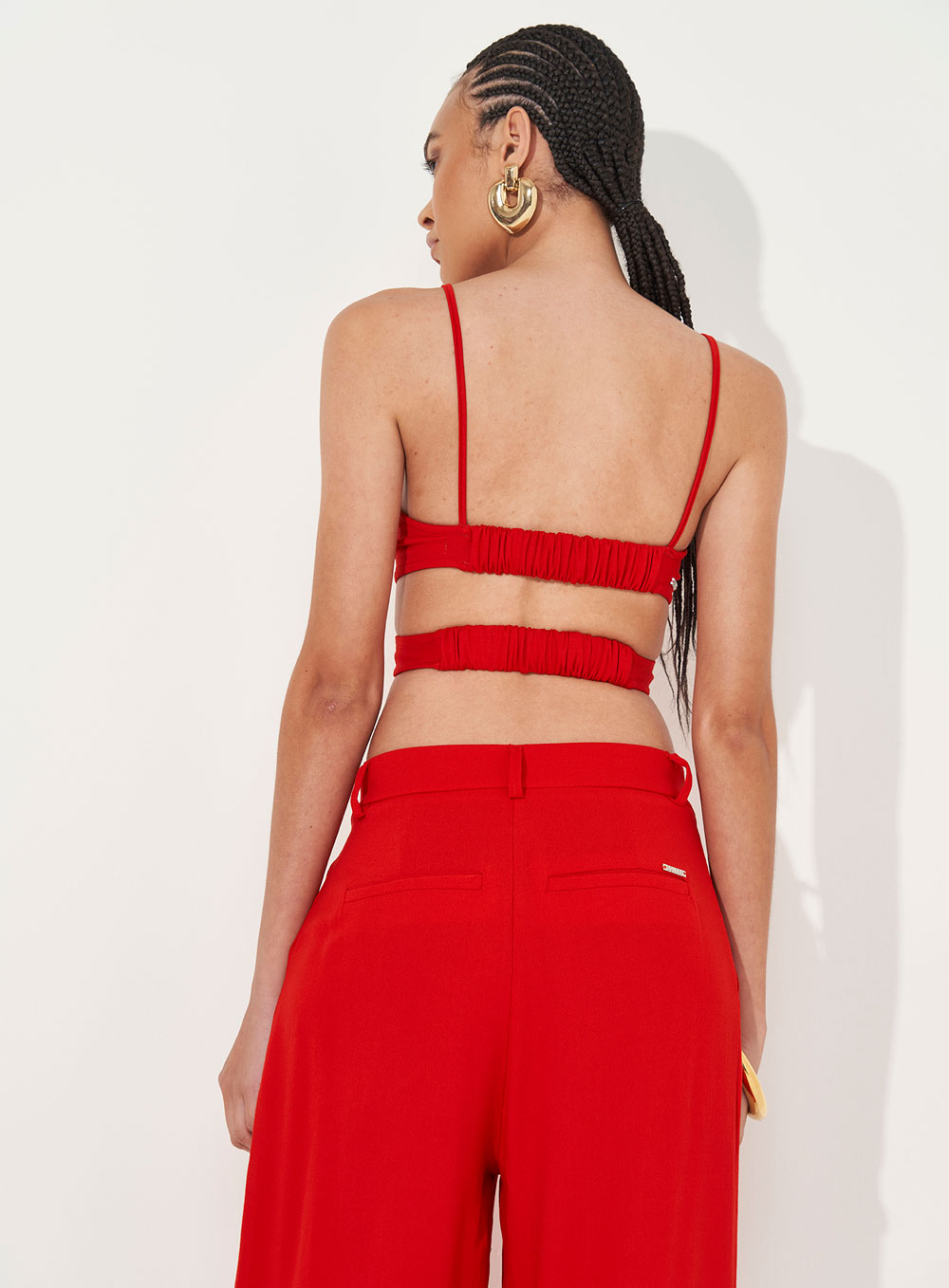 TOP COLCCI M VERMELHO SPARKL