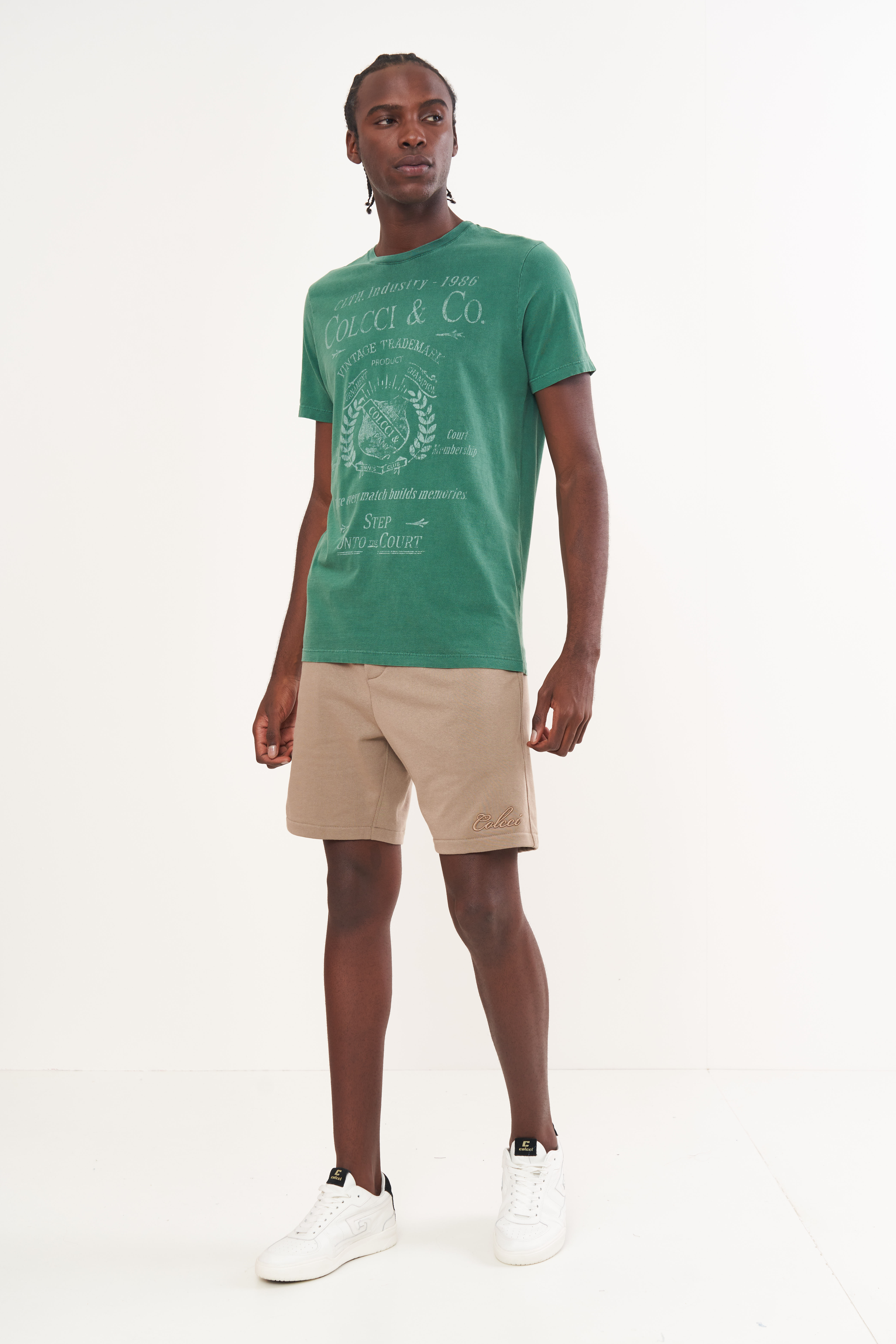 CAMISETA COLCCI GG VERDE ROSEWOOD