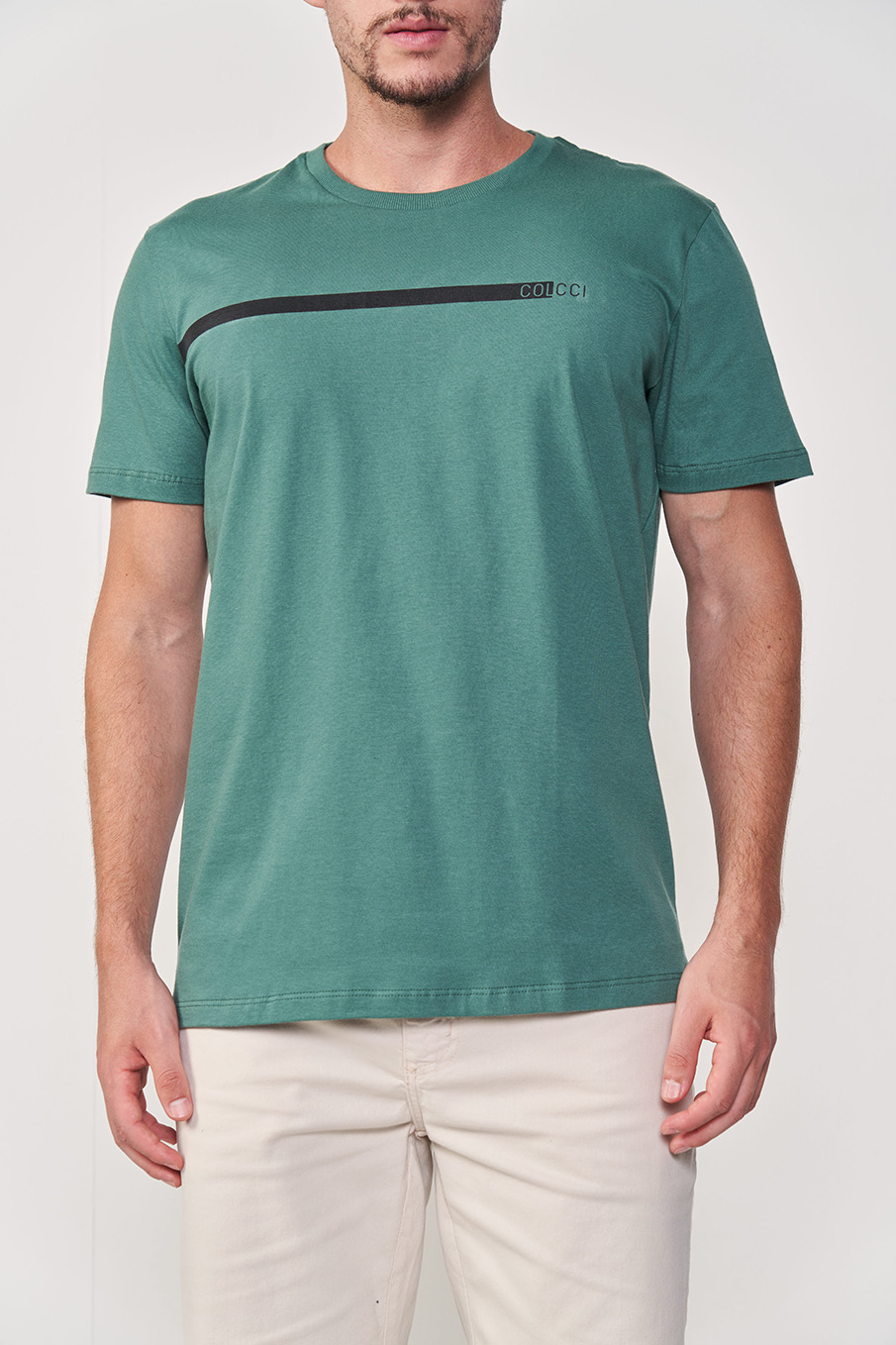 CAMISETA COLCCI M VERDE CROWD FLOWER