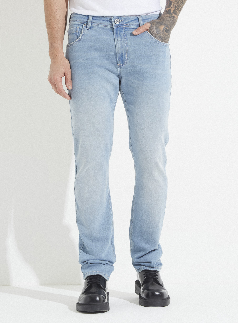 CALÇA JEANS PAUL SLIM 42 INDIGO