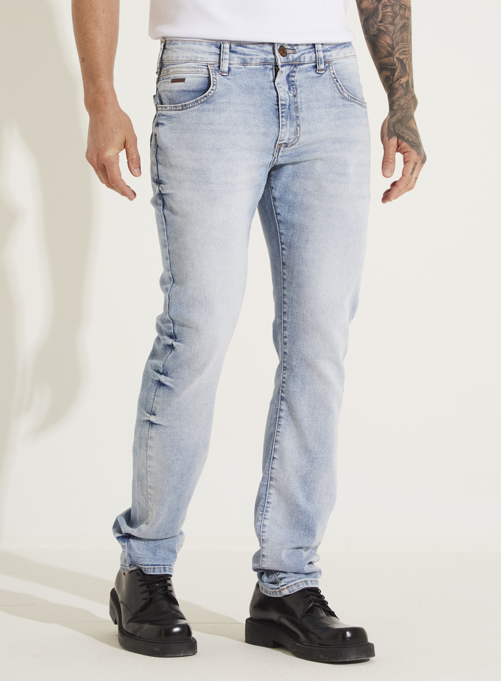 CALÇA JEANS PAUL SLIM 42 INDIGO