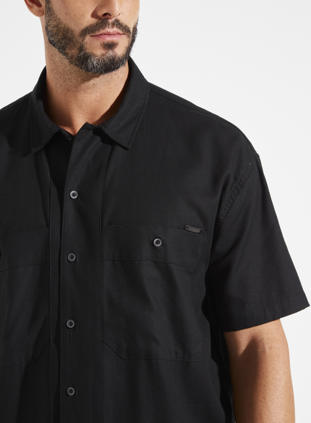 CAMISA LINHO BARCELONA M PRETO