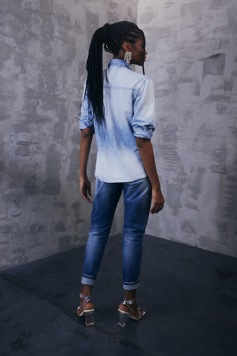 CALÇA JEANS AYLA 40 INDIGO