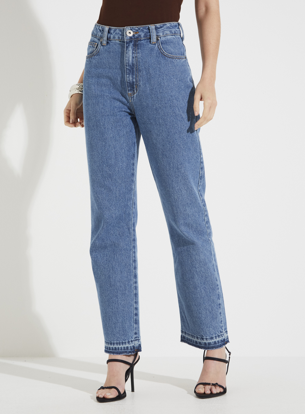 CALÇA JEANS NADIA 44 INDIGO