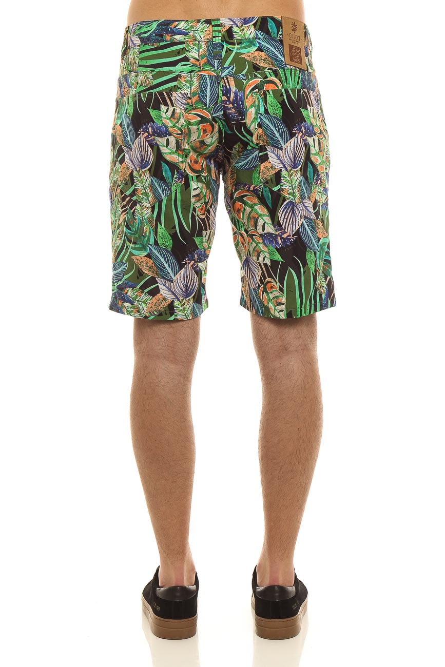 BERMUDA SARJA DAVI ESTAMPADA 42 MORERE
