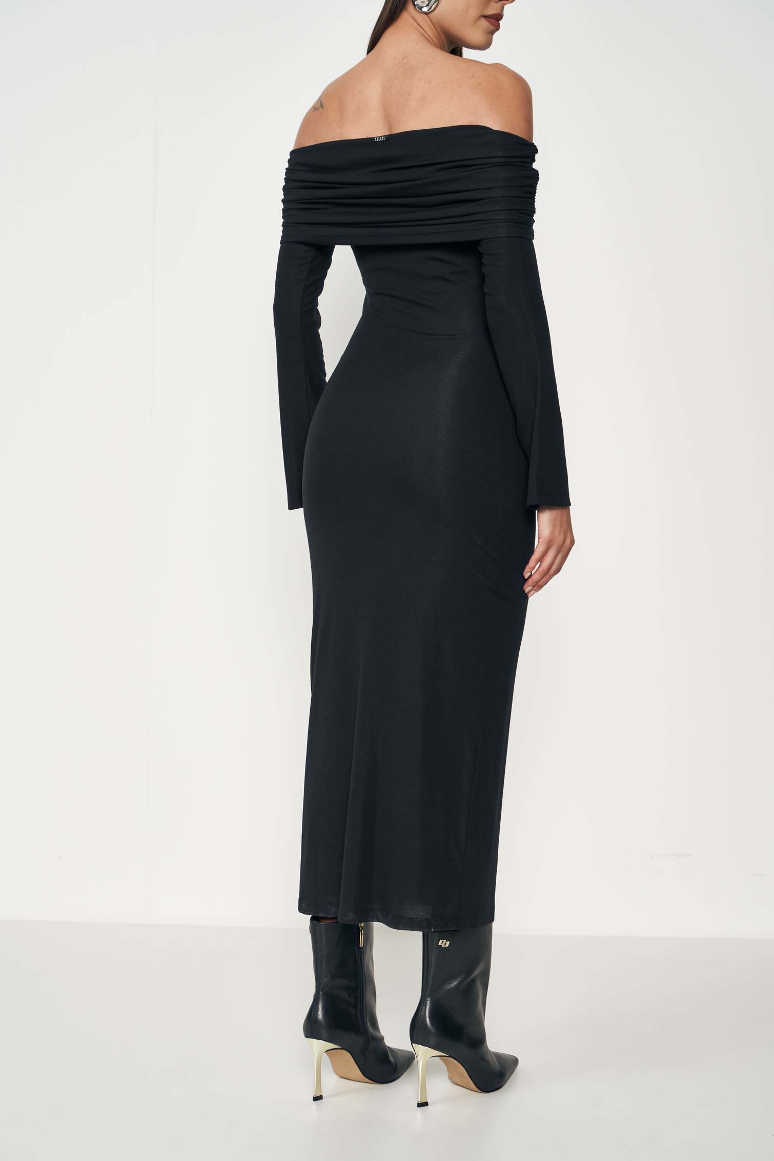 VESTIDO COLCCI G PRETO