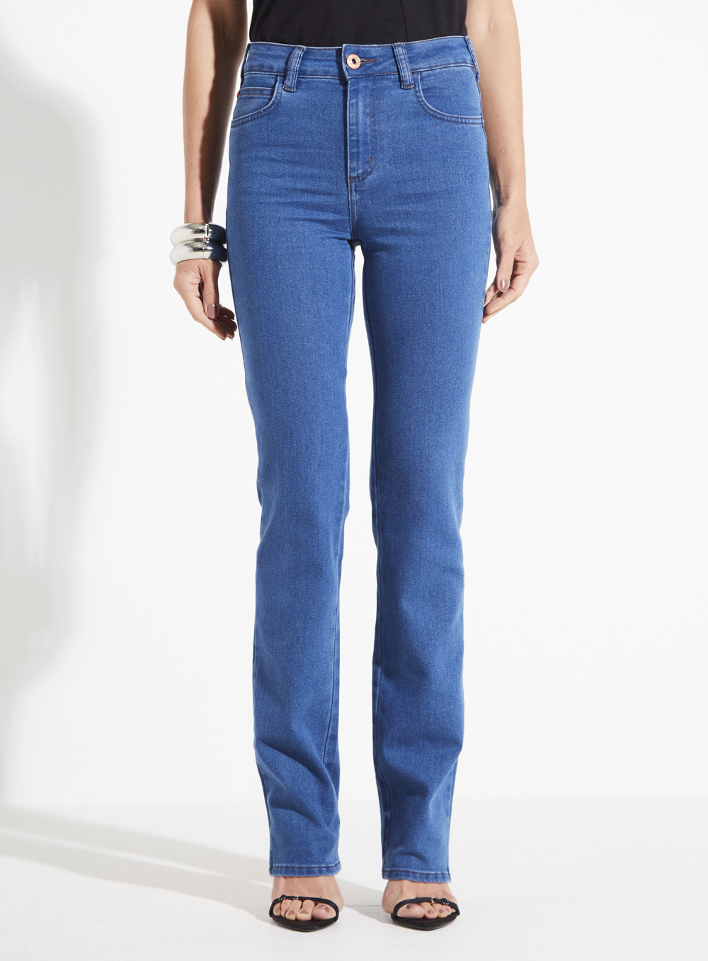 CALÇA JEANS MARISA 2 SLIM 36 INDIGO