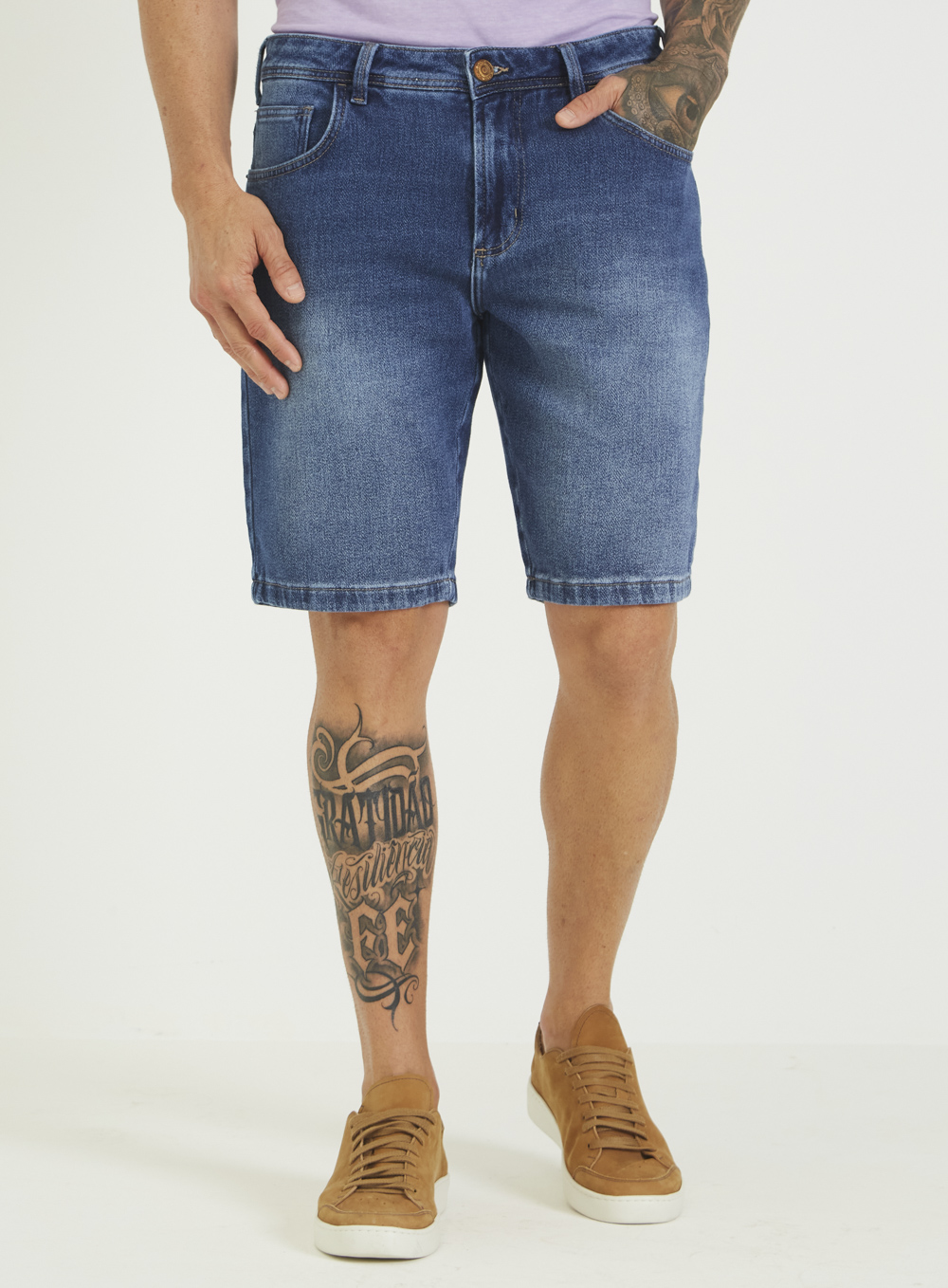 BERMUDA JEANS PAUL SLIM 38 INDIGO
