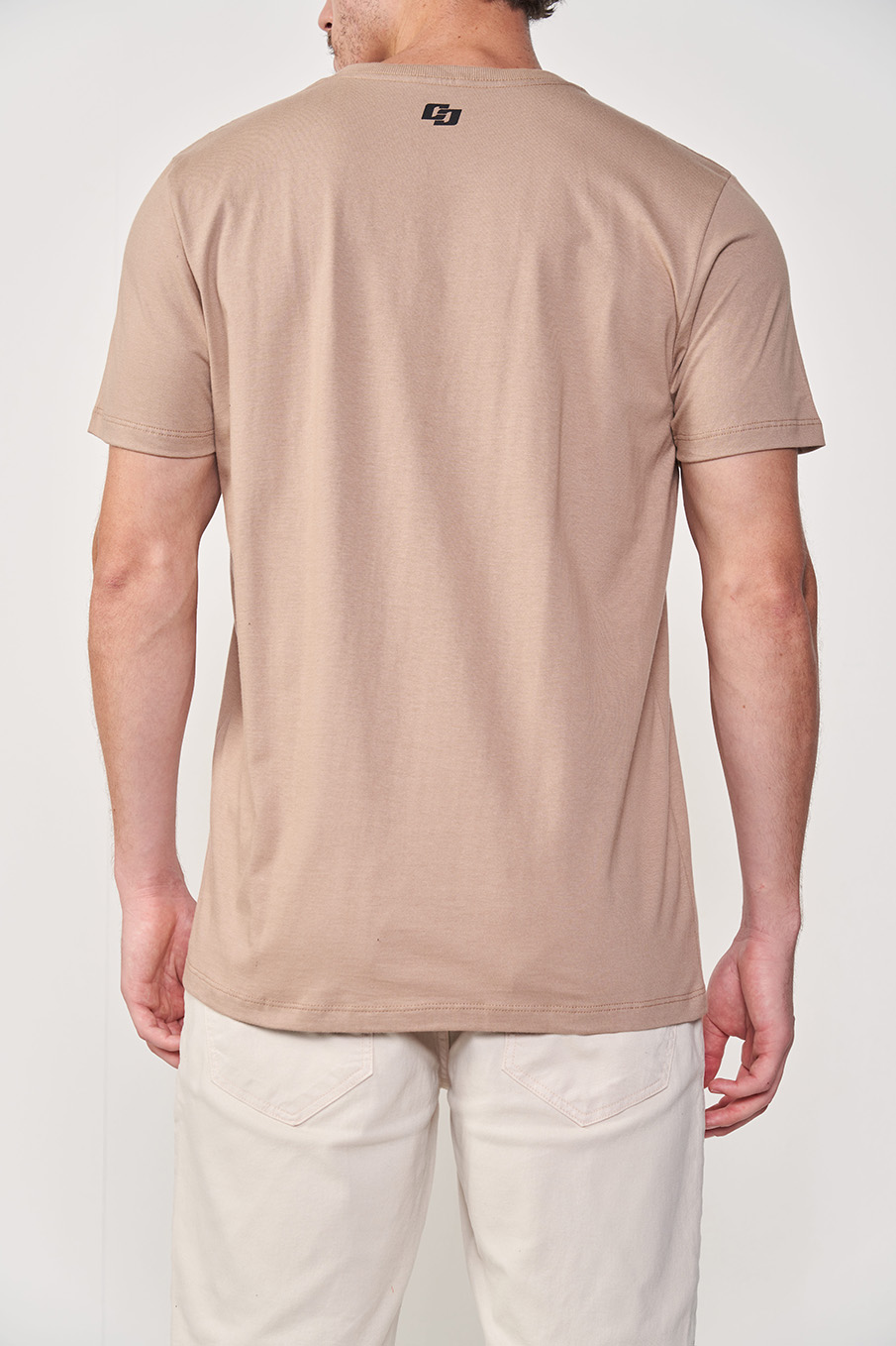 CAMISETA COLCCI M BEGE SAND CASTLE