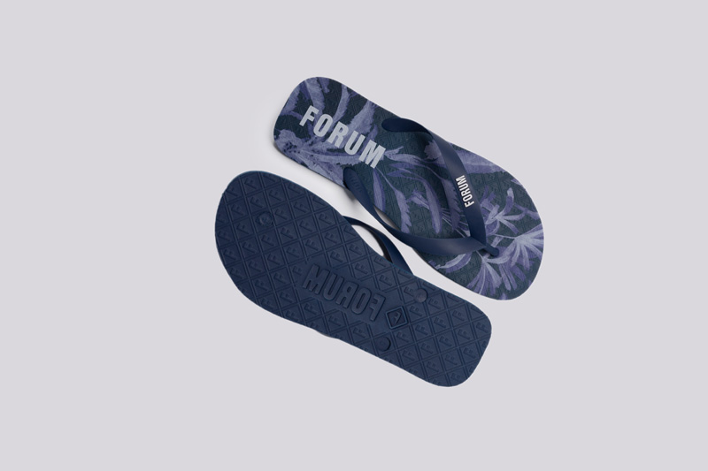 CHINELO MASC FORUM BEACH 39-40 AZUL DARKNESS