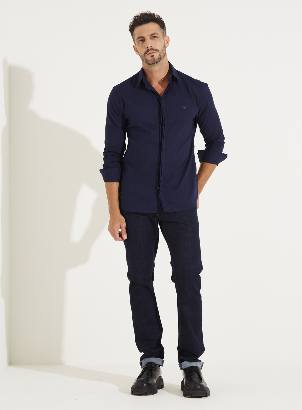 CALÇA JEANS PAUL SLIM 40 INDIGO