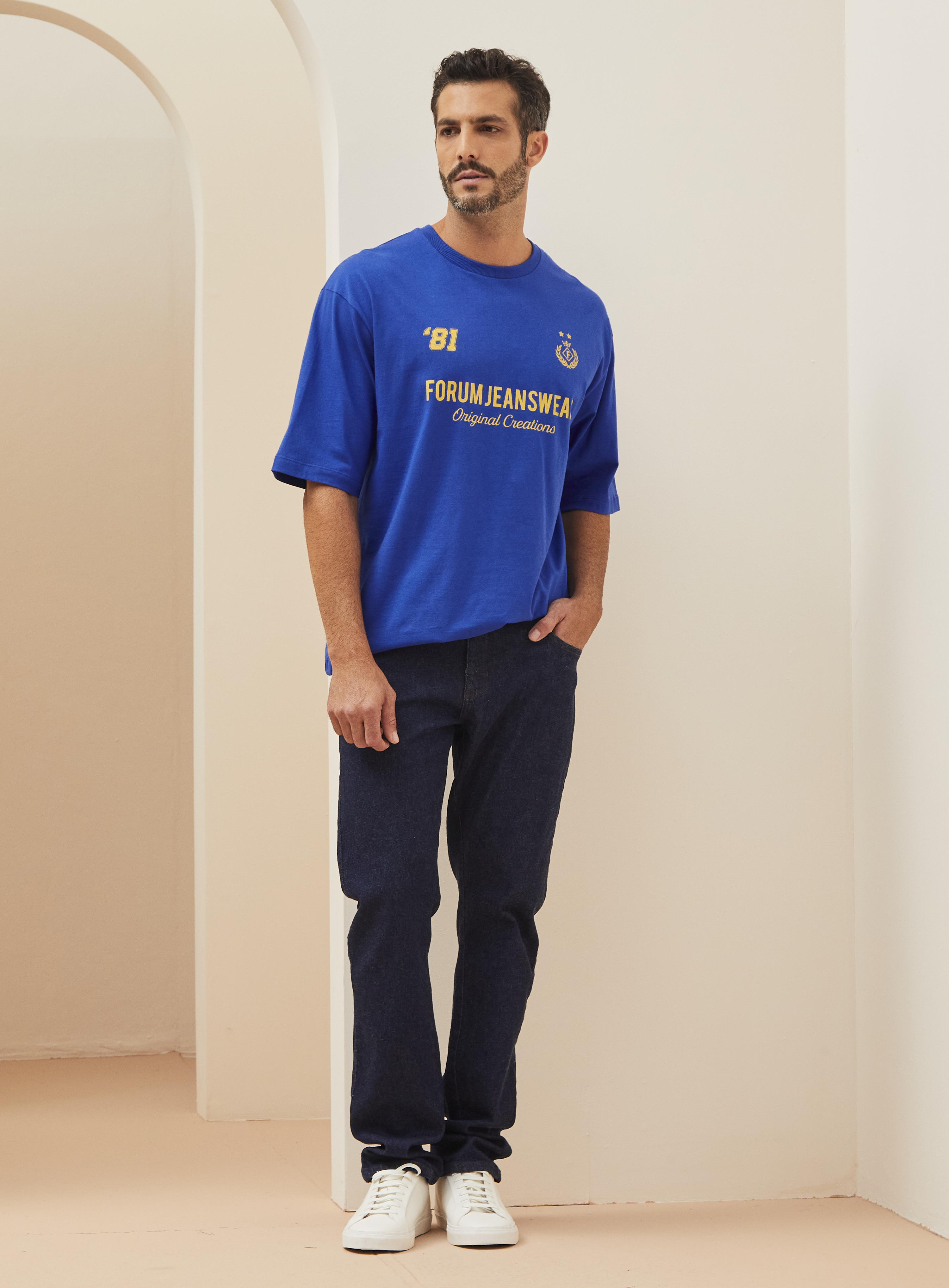 CALÇA JEANS PAUL SLIM 42 INDIGO