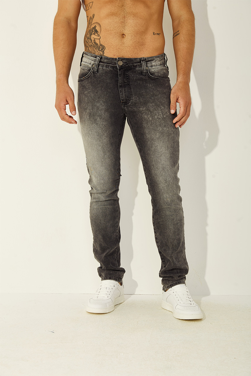 CALÇA JEANS FELIPE SKINNY 50 IND.PRETO