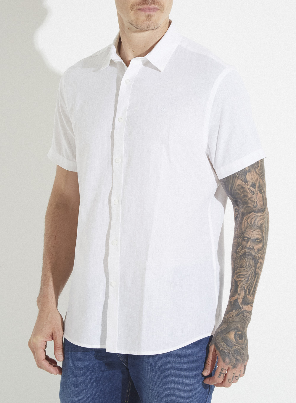 CAMISA LINHO RELAX G LARANJA MOVEON