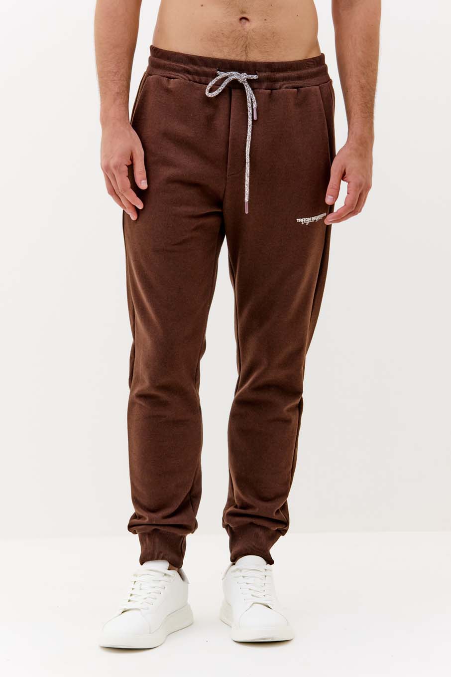 CALÇA MOLETOM M MARROM NOBUCK