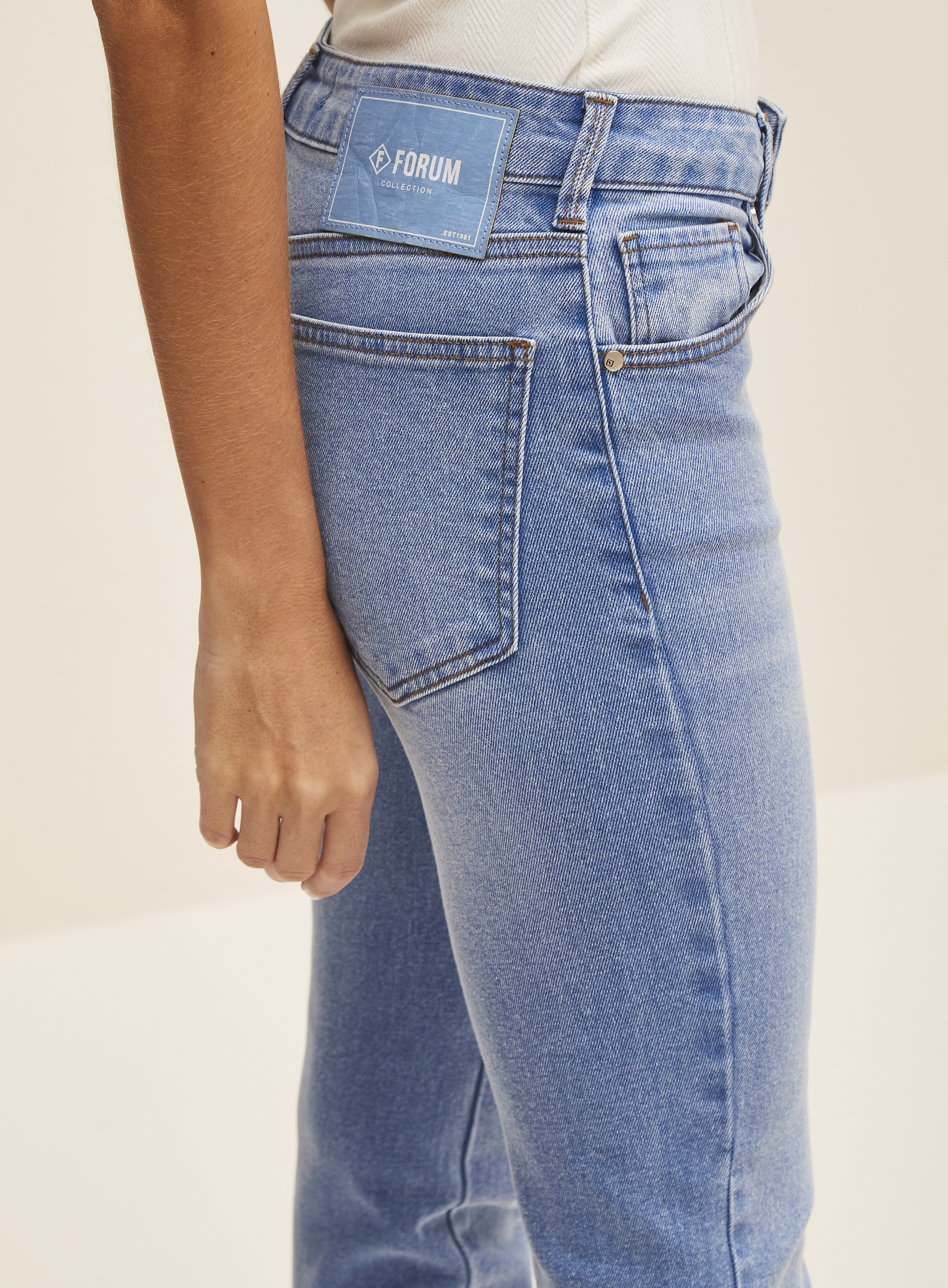 CALÇA JEANS MARISA BOOT CUT 44 INDIGO
